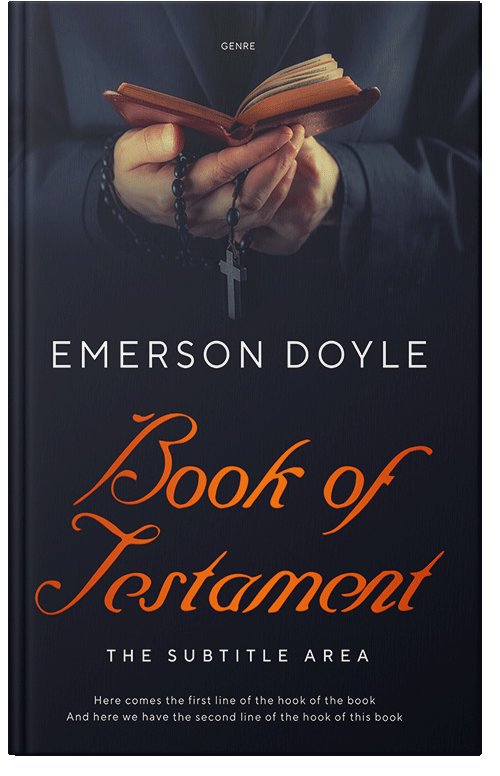 Front view of Vulcan #12644 - Premade Religion & Spirituality Book Cover