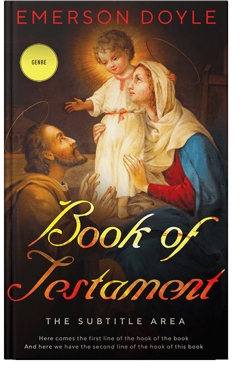 Front view of Di Serria #12646 - Premade Religion & Spirituality Book Cover