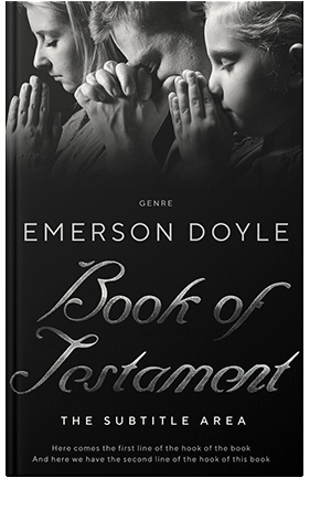 Pre Made Book Cover Cod Gray