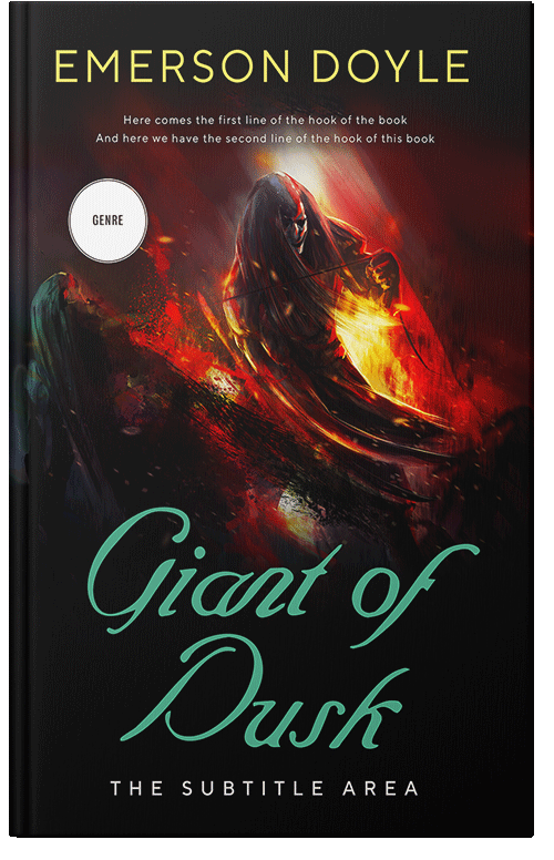 Front view of Asphalt #12651 - Premade Fantasy Book Cover