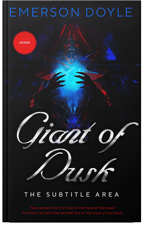 Front view of Cinder #12654 - Premade Fantasy Book Cover