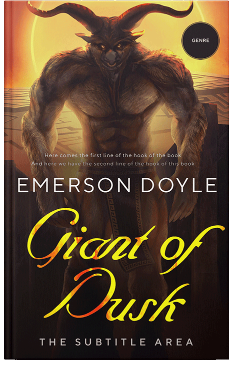 Front view of Anzac #12659 - Premade Fantasy Book Cover