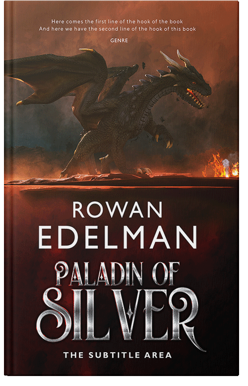 Front view of Crowshead #12672 - Premade Fantasy Book Cover