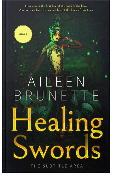 Front view of Racing Green #12677 - Premade Historical Book Cover