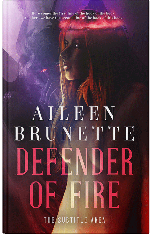 Front view of Tamarind #12684 - Premade Fantasy Book Cover