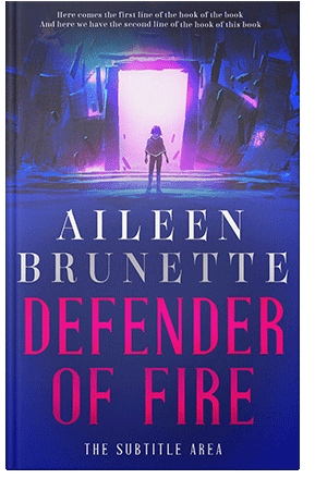 Pre Made Book Cover Bay of Many