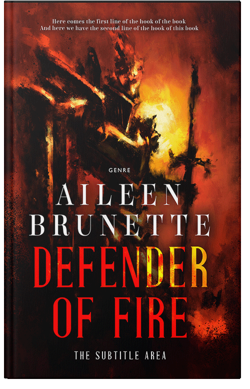 Front view of Premade Historical Book Cover - Hot Cinnamon