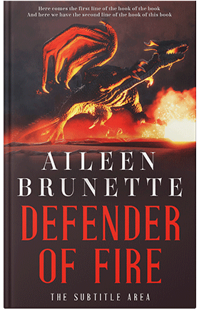 Pre Made Book Cover Cocoa Brown