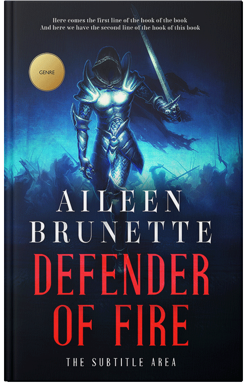 Front view of Premade Fantasy Book Cover - Black Pearl