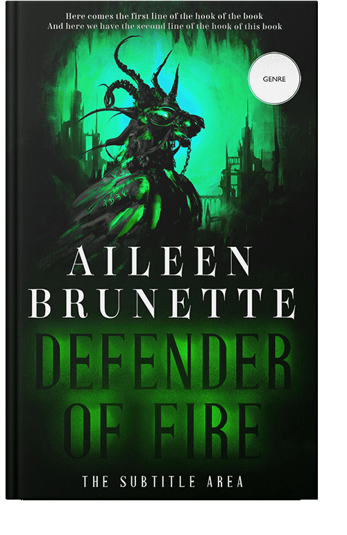 Front view of Midnight Moss #12691 - Premade Fantasy Book Cover