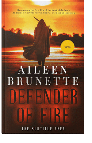 Pre Made Book Cover Fire Bush