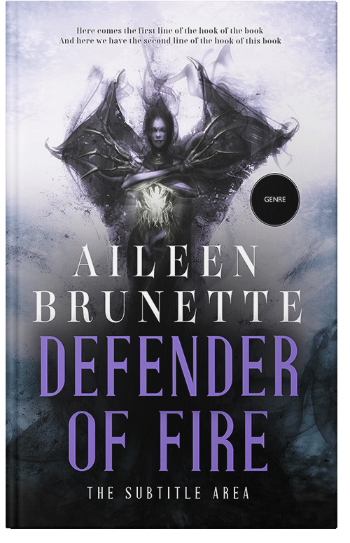 Front view of Snuff #12694 - Premade Fantasy Book Cover