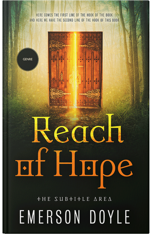 Front view of Eternity #12698 - Premade Fantasy Book Cover