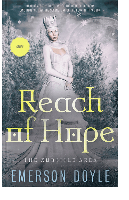 Front view of Oslo Gray #12699 - Premade Fantasy Book Cover