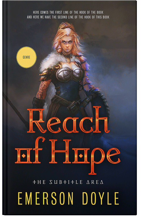 Front view of Shark #12700 - Premade Science Fiction Book Cover