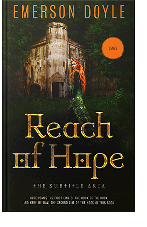 Pre Made Book Cover Green Waterloo