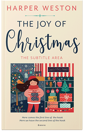 Pre Made Book Cover Blue Dianne