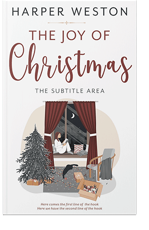 Pre Made Book Cover Swirl