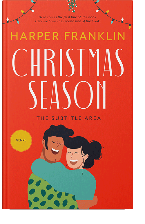 Front view of Pomegranate #12719 - Premade Romance Book Cover