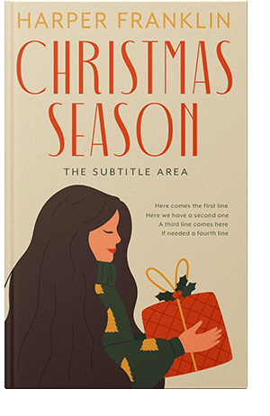 Pre Made Book Cover English Walnut