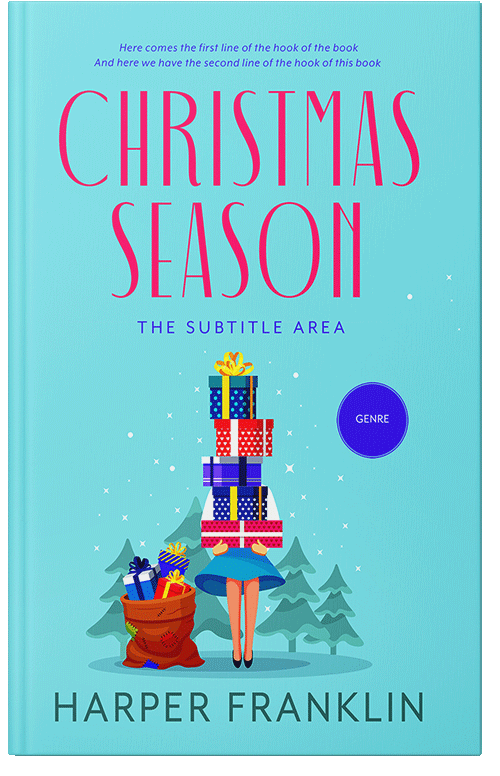 Front view of Premade Romance Book Cover - Spray