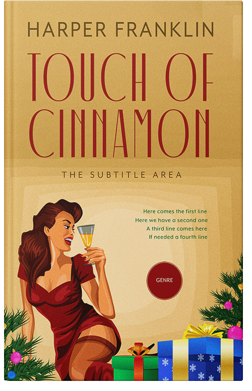 Front view of Equator #12727 - Premade Erotica Book Cover