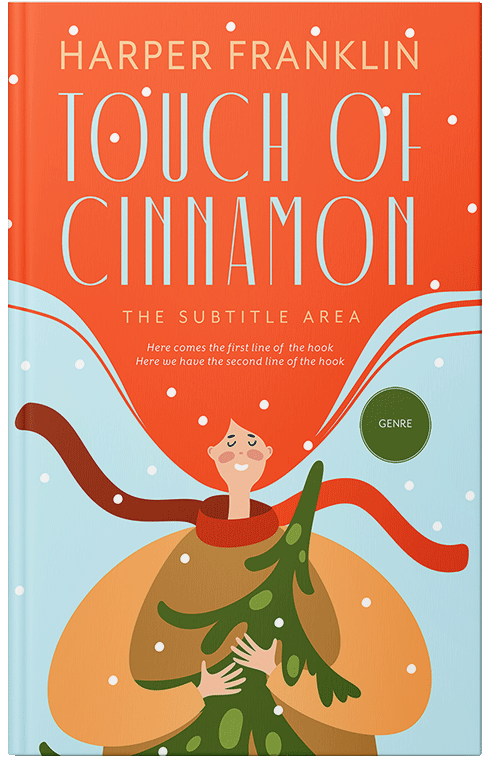 Front view of Premade Chick Lit Book Cover - Pomegranate