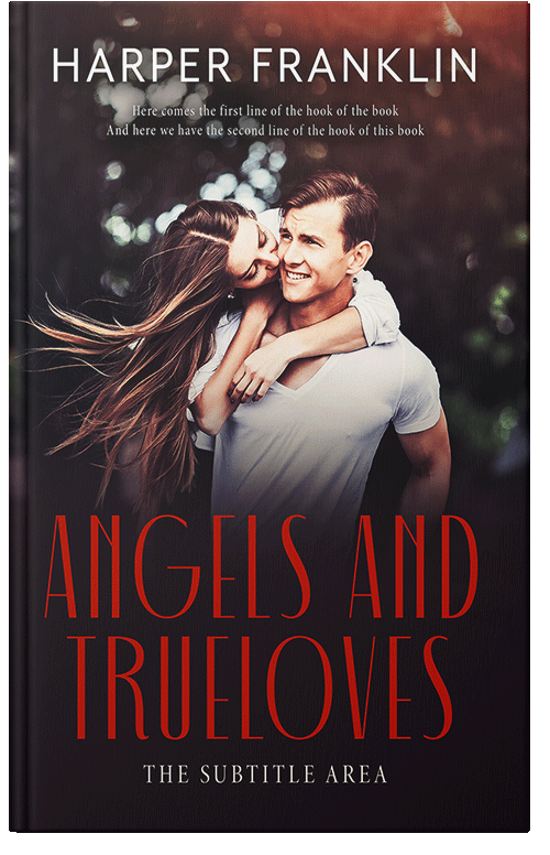 Front view of Premade Romance Book Cover - My Pink