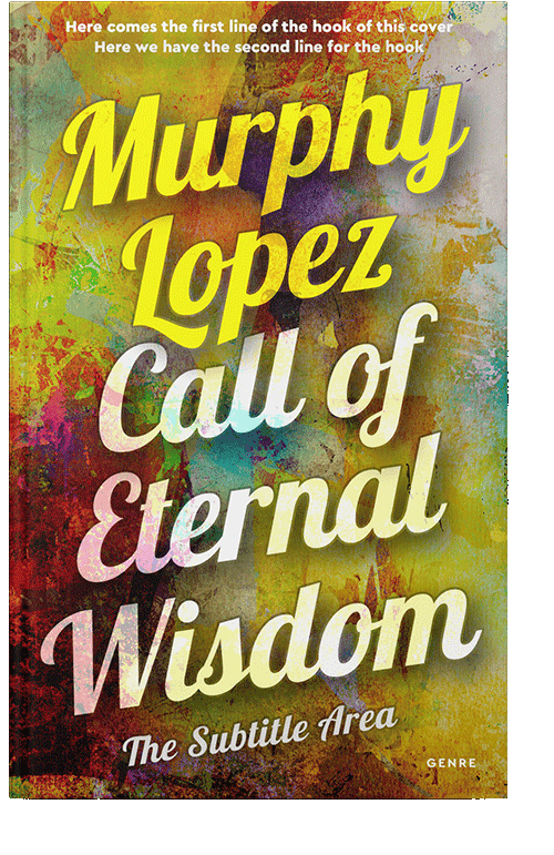 Front view of Hokey Pokey #12751 - Premade Abstract Book Cover