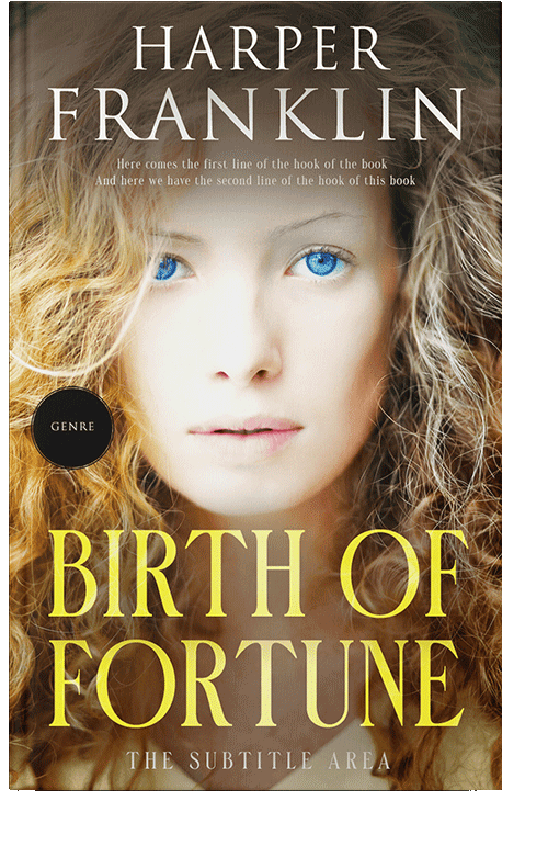 Front view of Limed Oak #12765 - Premade Romance Book Cover