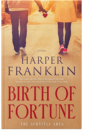 Pre Made Book Cover Harvest Gold