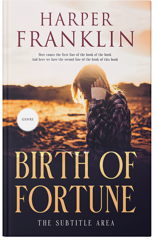 Front view of Albescent White #12770 - Premade Teen & Young Adult Book Cover