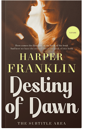 Pre Made Book Cover Fall Green