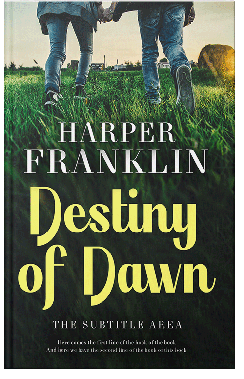 Front view of Primrose #12778 - Premade Romance Book Cover