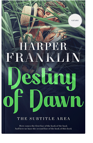 Pre Made Book Cover Mirage