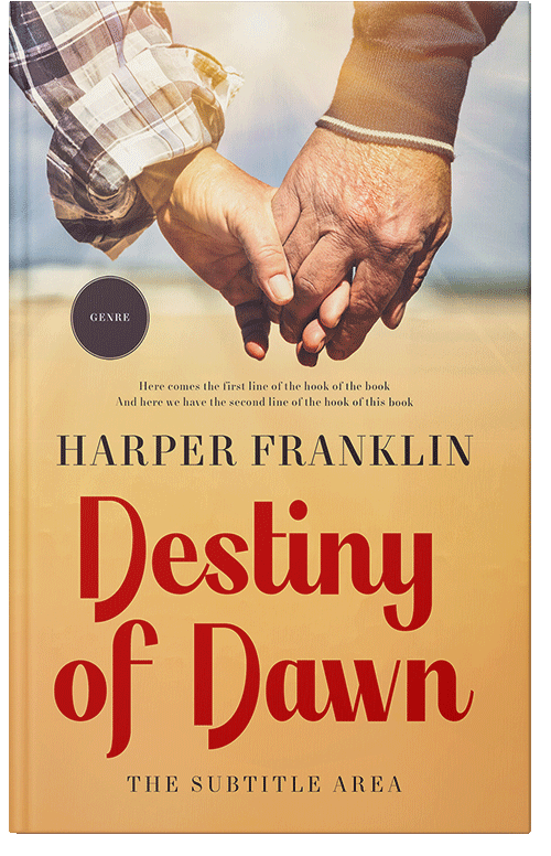 Front view of Tacao #12784 - Premade Romance Book Cover