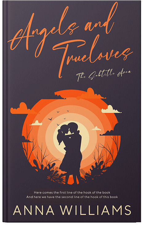 Front view of Blackcurrant #12786 - Premade Romance Book Cover