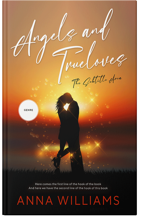 Front view of Raw Sienna #12787 - Premade Romance Book Cover