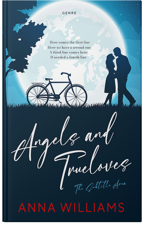 Front view of Premade Romance Book Cover - Tiber