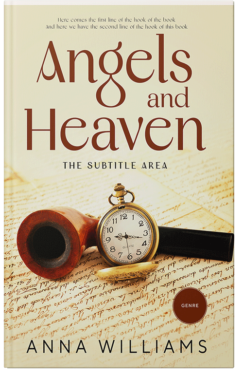 Front view of Parchment #12801 - Premade Abstract Book Cover