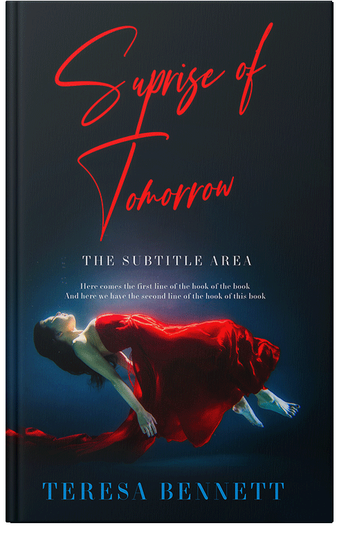 Front view of Premade Romance Book Cover - Ebony