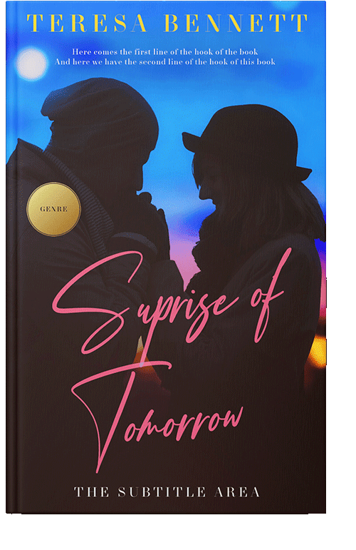 Front view of Gondola #12809 - Premade Romance Book Cover