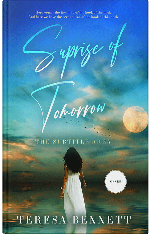 Front view of Premade Romance Book Cover - Boston Blue