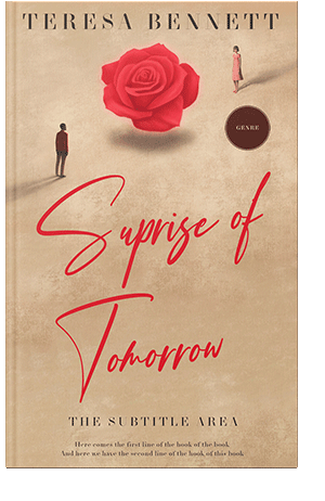 Pre Made Book Cover Brandy