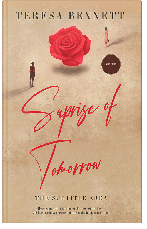 Front view of Brandy #12813 - Premade Romance Book Cover