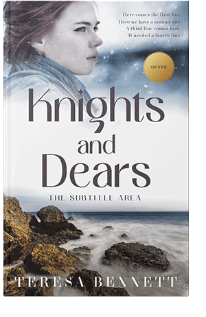 Pre Made Book Cover Silver Sand