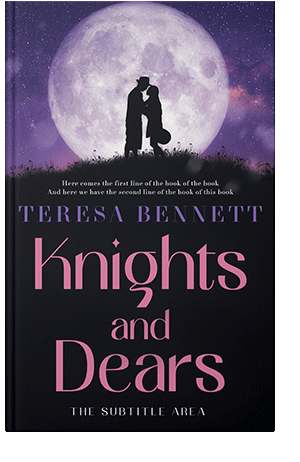 Pre Made Book Cover Ebony