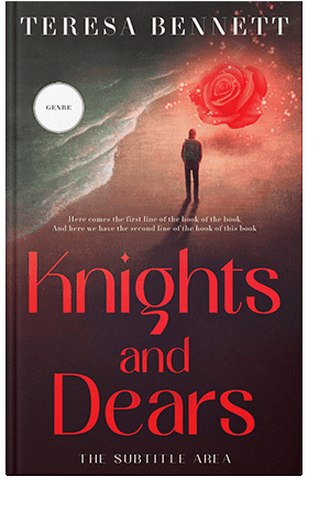 Pre Made Book Cover Terracotta