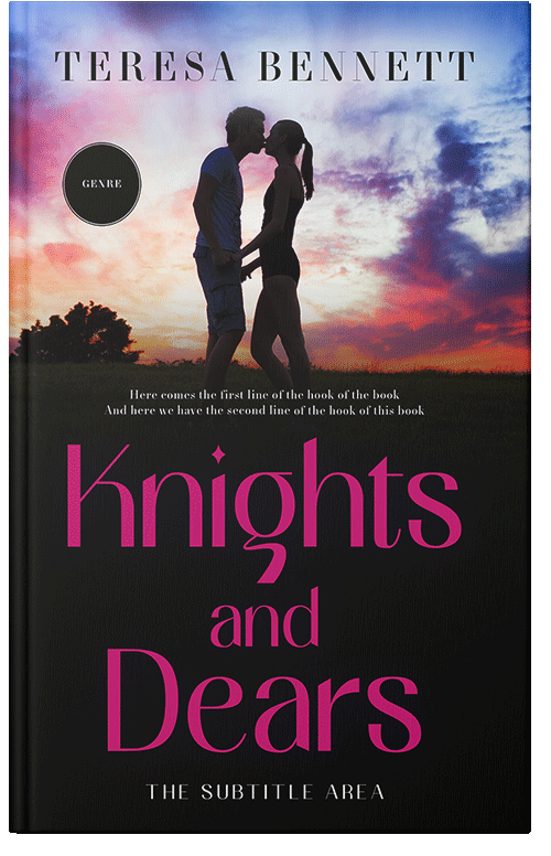 Front view of Premade Romance Book Cover - Thunder