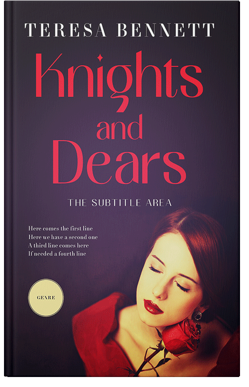 Front view of Premade Romance Book Cover - Bleached Cedar